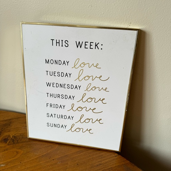 Wedding Decor Valentines Hobby Lobby Sign This Week Monday Love - Picture 1 of 5